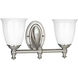Juno 2 Light 17 inch Brushed Nickel Bath Vanity Wall Light, Delta