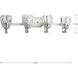Kenley 4 Light 32 inch Silver Ridge Bath Vanity Wall Light