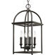 Fiona 4 Light 9.44 inch Antique Bronze Foyer Lantern Pendant Ceiling Light