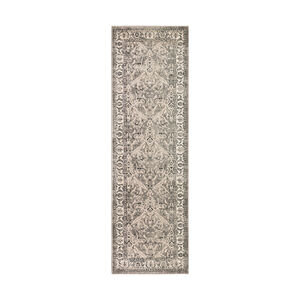 Isaac 94 X 30 inch Camel/Black/Ivory Rugs, Runner