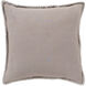 Thatcher 26 X 26 inch Grey Euro Sham