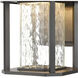 Latonia LED 10 inch Matte Black Outdoor Wall Sconce