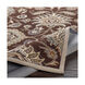 Edda 120 X 96 inch Dark Brown/Taupe/Khaki/Medium Gray/Charcoal Rugs, Wool