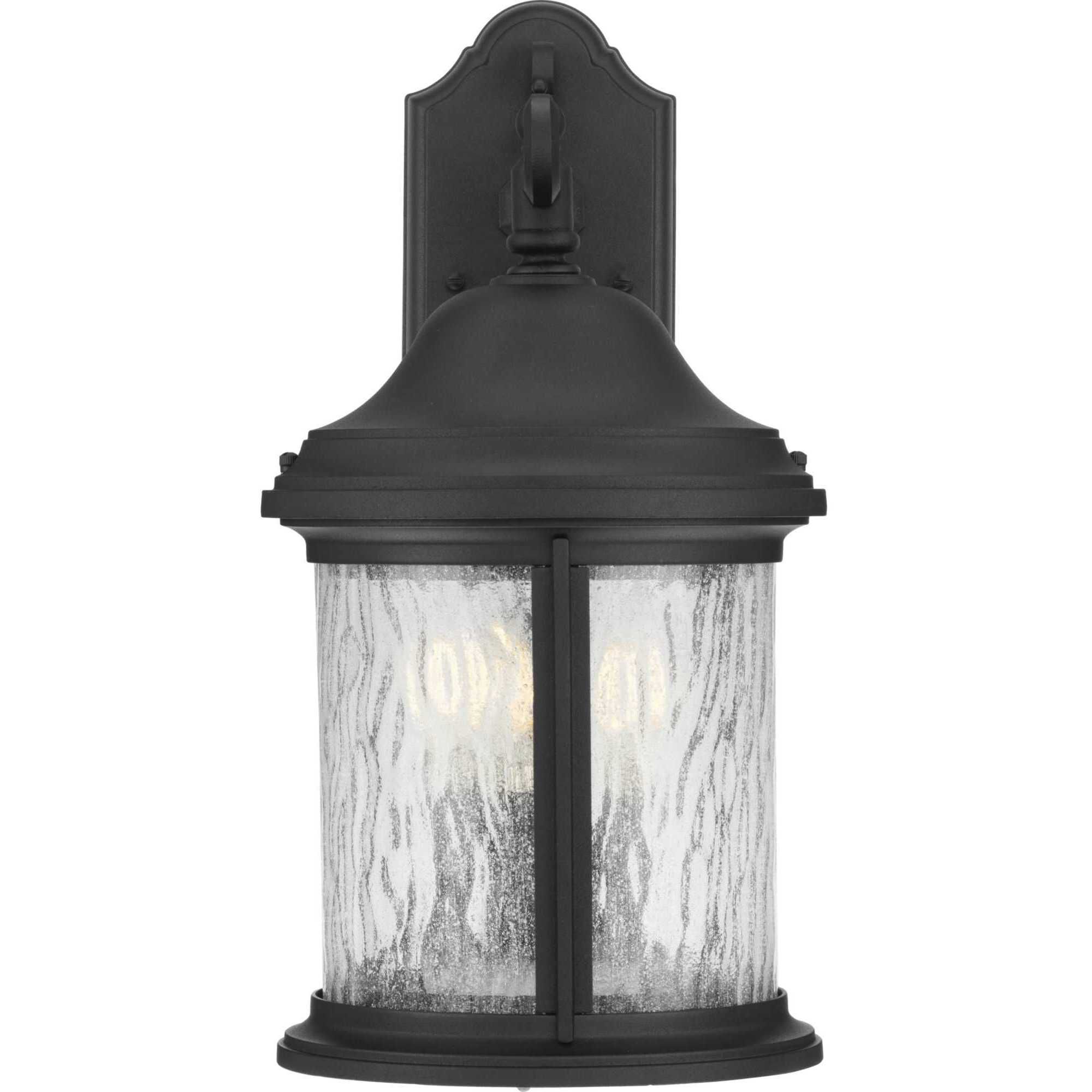 Renee 3 Light 17 inch Textured Black Outdoor Wall Lantern