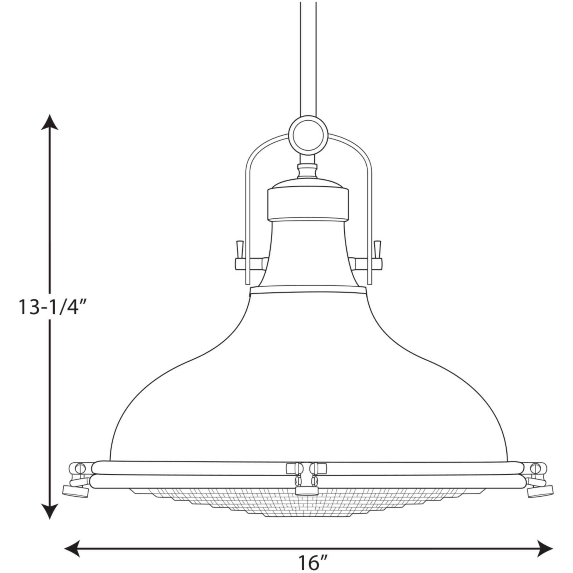 Gillian 1 Light 16 inch Oil Rubbed Bronze Pendant Ceiling Light