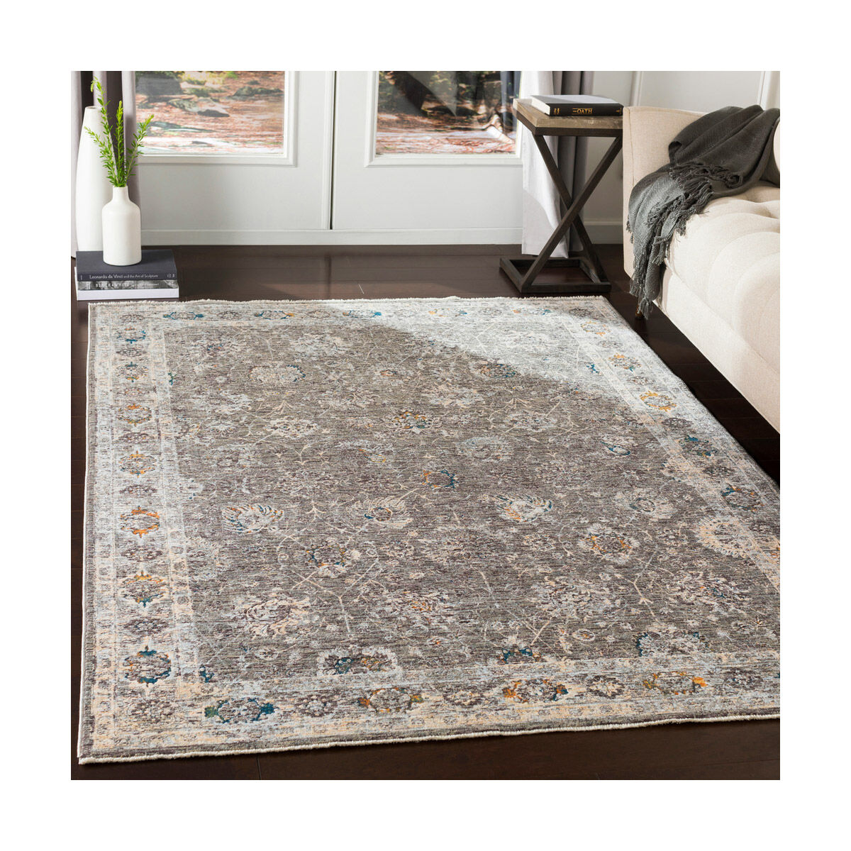 Cromwell 60 X 39 inch Light Olive Rug, Rectangle