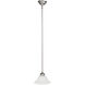Booker 1 Light 10 inch Matte Nickel Pendant Ceiling Light