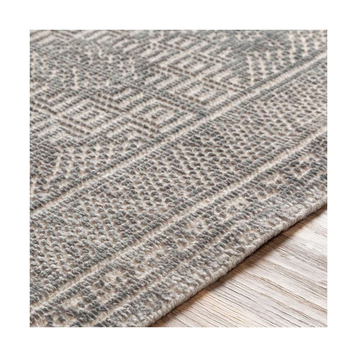 Sylvia 120 X 96 inch Gray Rug, Rectangle