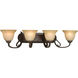 Slade 4 Light 34 inch Forged Bronze Bath Vanity Wall Light