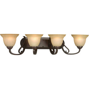 Slade 4 Light 34 inch Forged Bronze Bath Vanity Wall Light