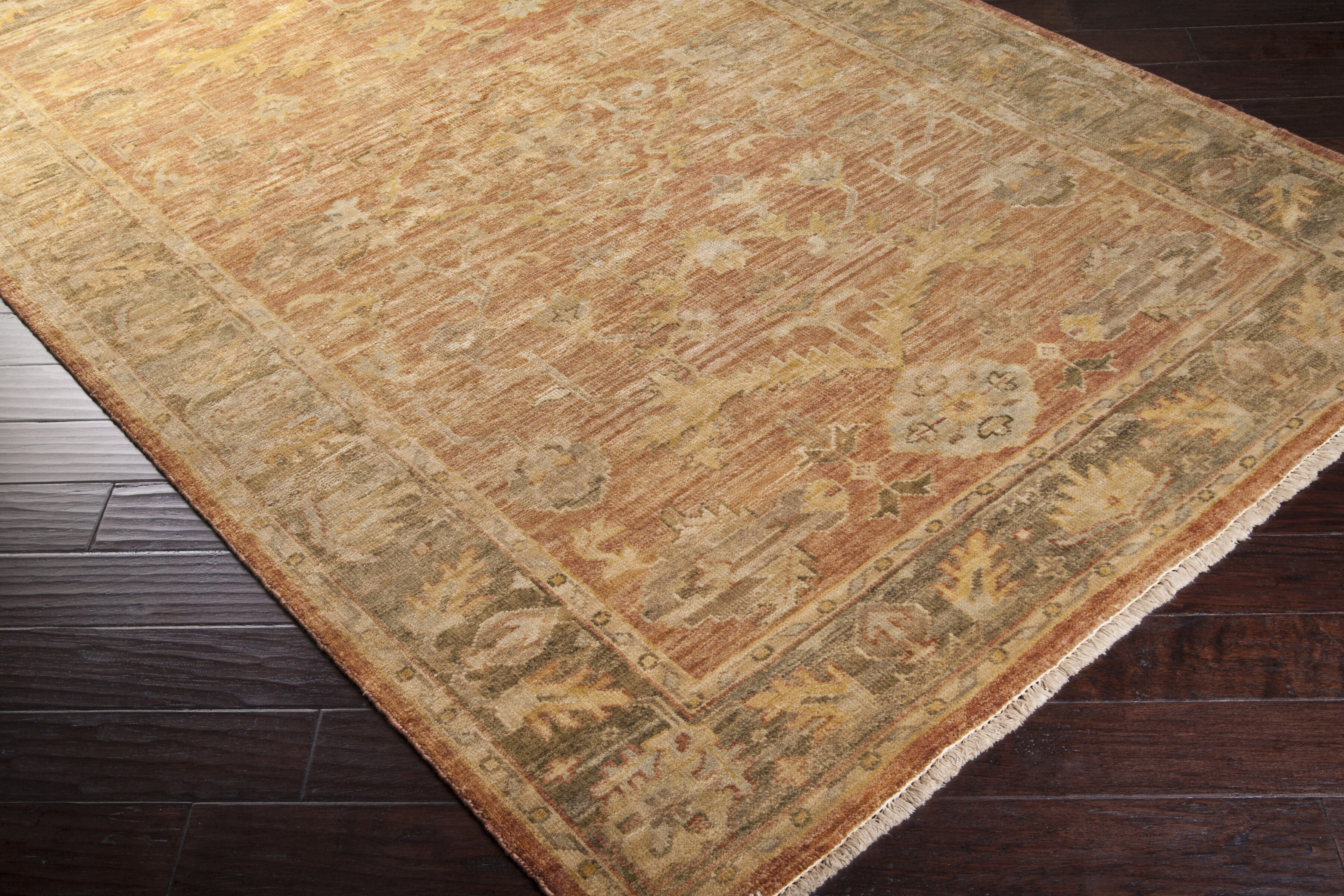 Fantasia 66 X 42 inch Brown Rug, Rectangle