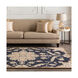 Edda 36 X 24 inch Ink Blue Rug, Rectangle