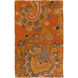 Vester 156 X 108 inch Burnt Orange/Camel/Beige/Medium Gray/Charcoal Rugs, Wool