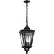 Quade 3 Light 9.5 inch Black Outdoor Hanging Lantern