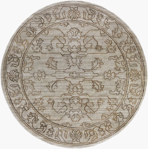 Estelle 96 X 96 inch Light Gray Rug, Round