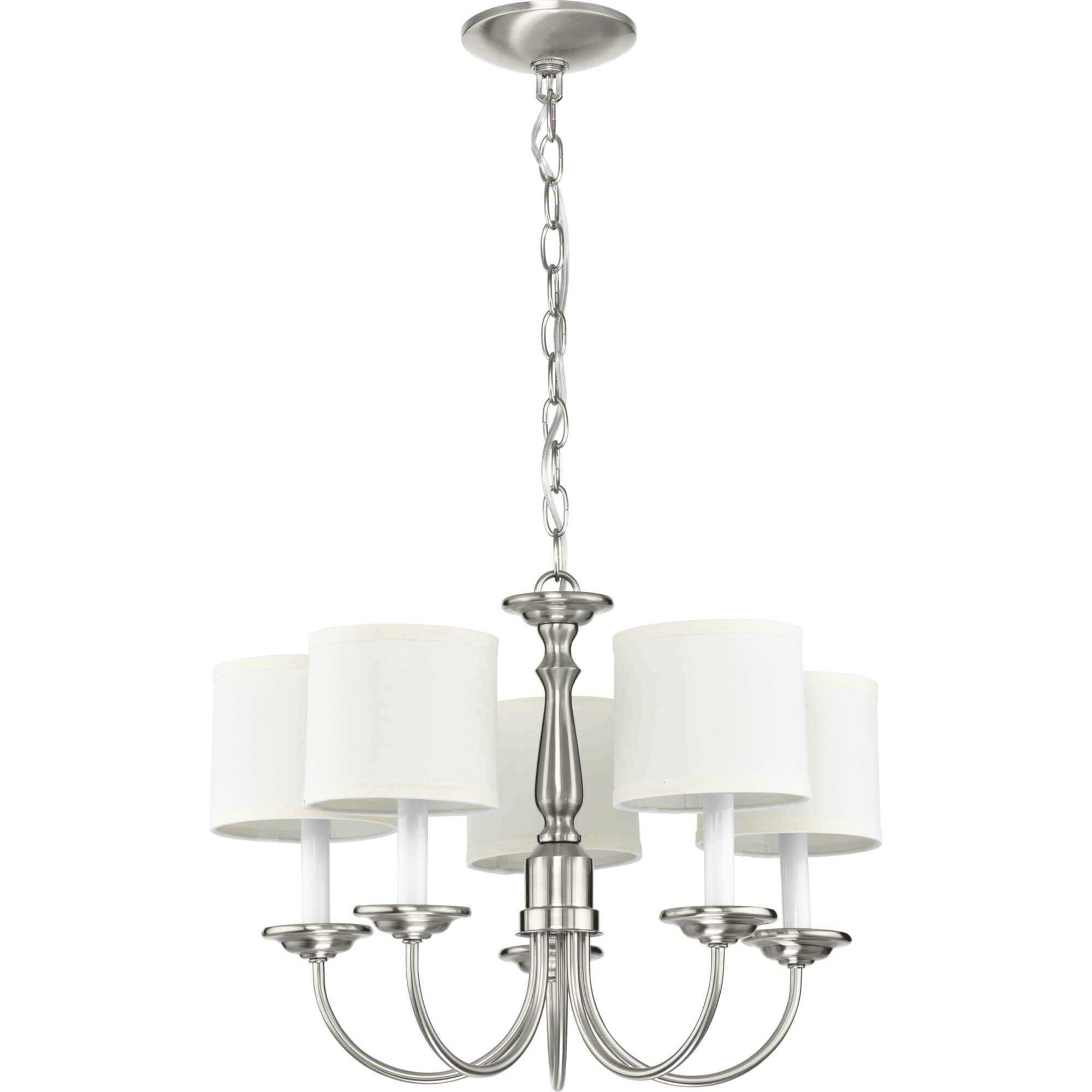 Kipling 5 Light 17.5 inch Brushed Nickel Chandelier Ceiling Light