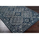 Hendrick 132 X 96 inch Dark Blue Rug, Rectangle