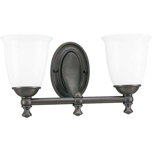 Juno 2 Light 17 inch Venetian Bronze Bath Vanity Wall Light, Delta
