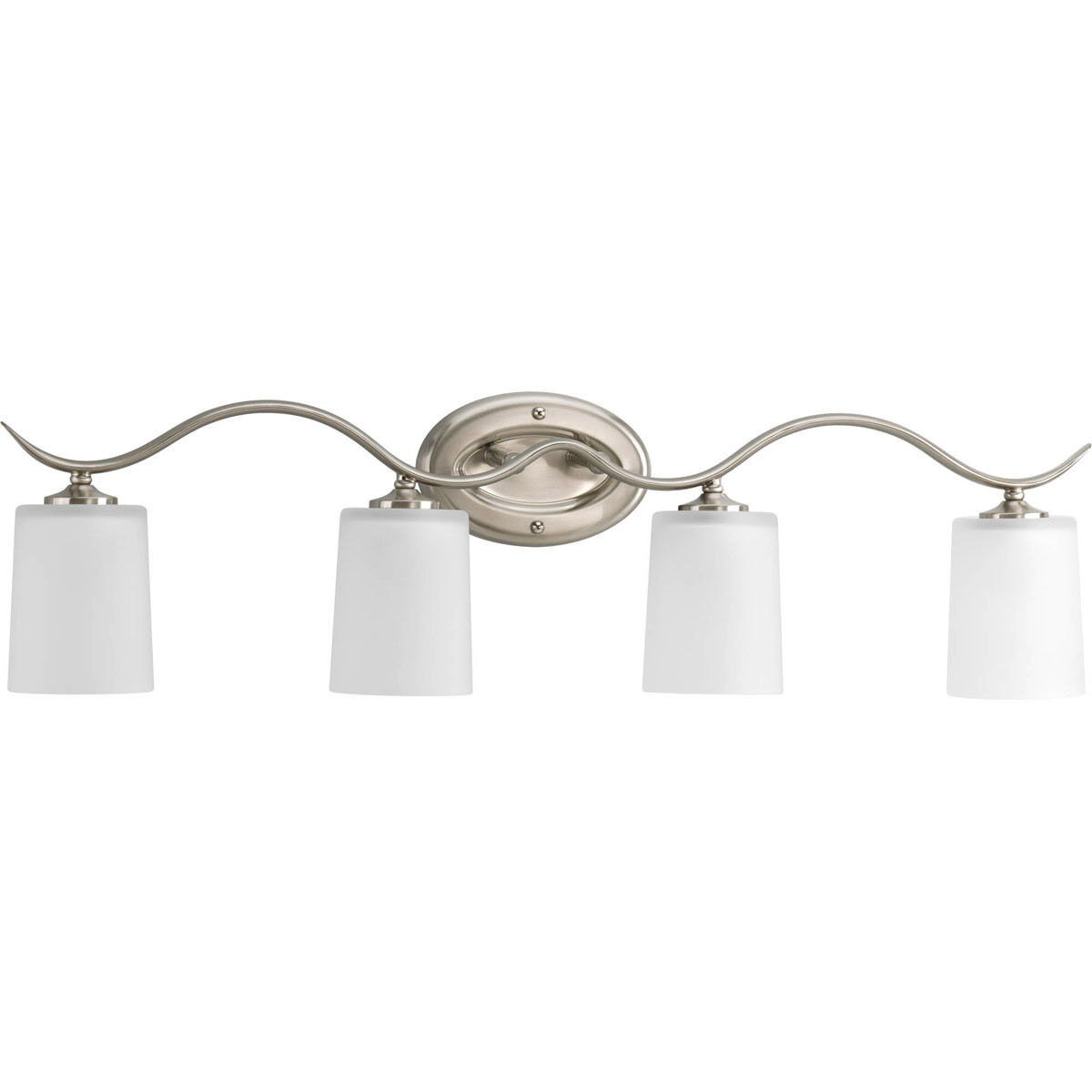 Mark 4 Light 31 inch Brushed Nickel Bath Vanity Wall Light