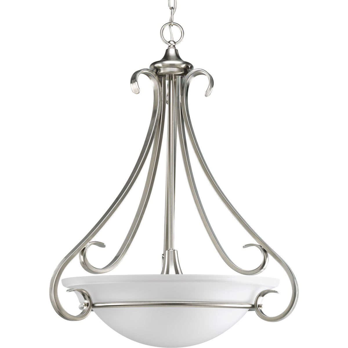Slade 3 Light 22 inch Brushed Nickel Foyer Pendant Ceiling Light