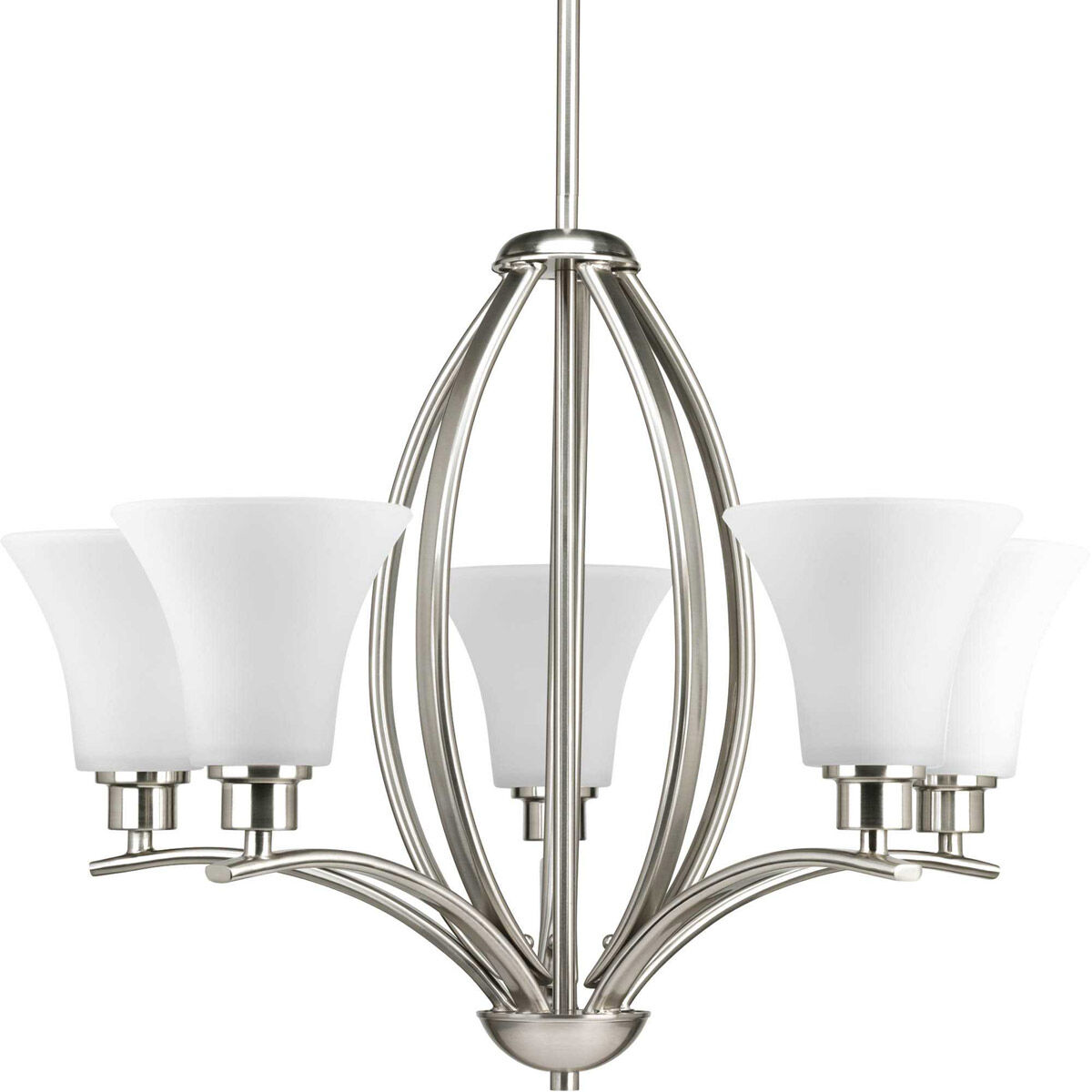 Mackinley 5 Light 24.13 inch Brushed Nickel Chandelier Ceiling Light