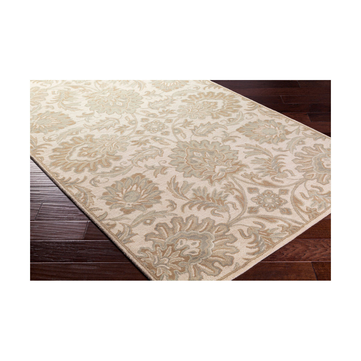 Edda 48 X 48 inch Beige/Camel/Taupe/Sea Foam Rugs, Wool