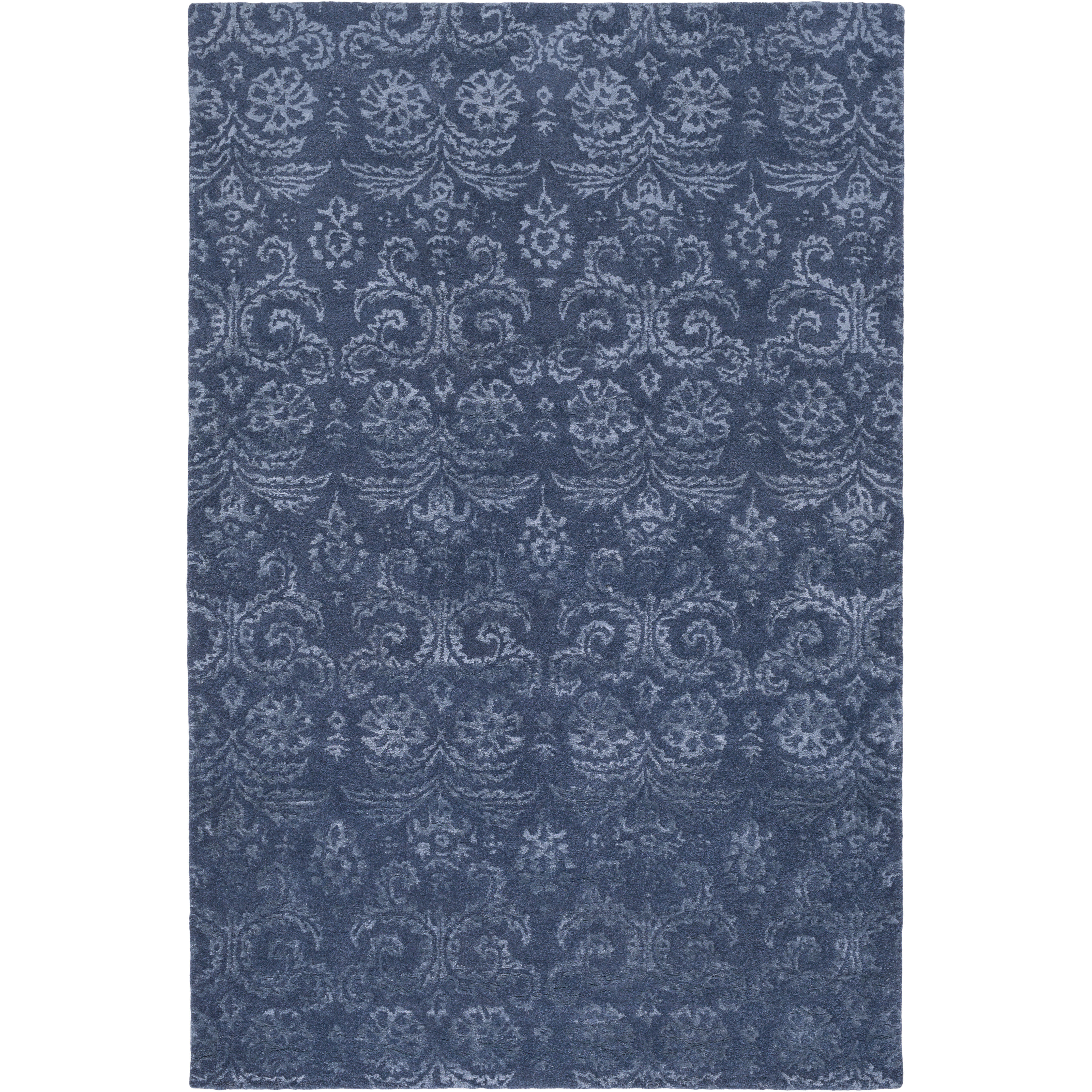 Wilfred 90 X 60 inch Navy Rug, Rectangle