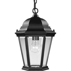 Dover 1 Light 9 inch Textured Black Outdoor Hanging Lantern