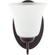 Winslow 1 Light 6 inch Dark Brown Wall Sconce Wall Light