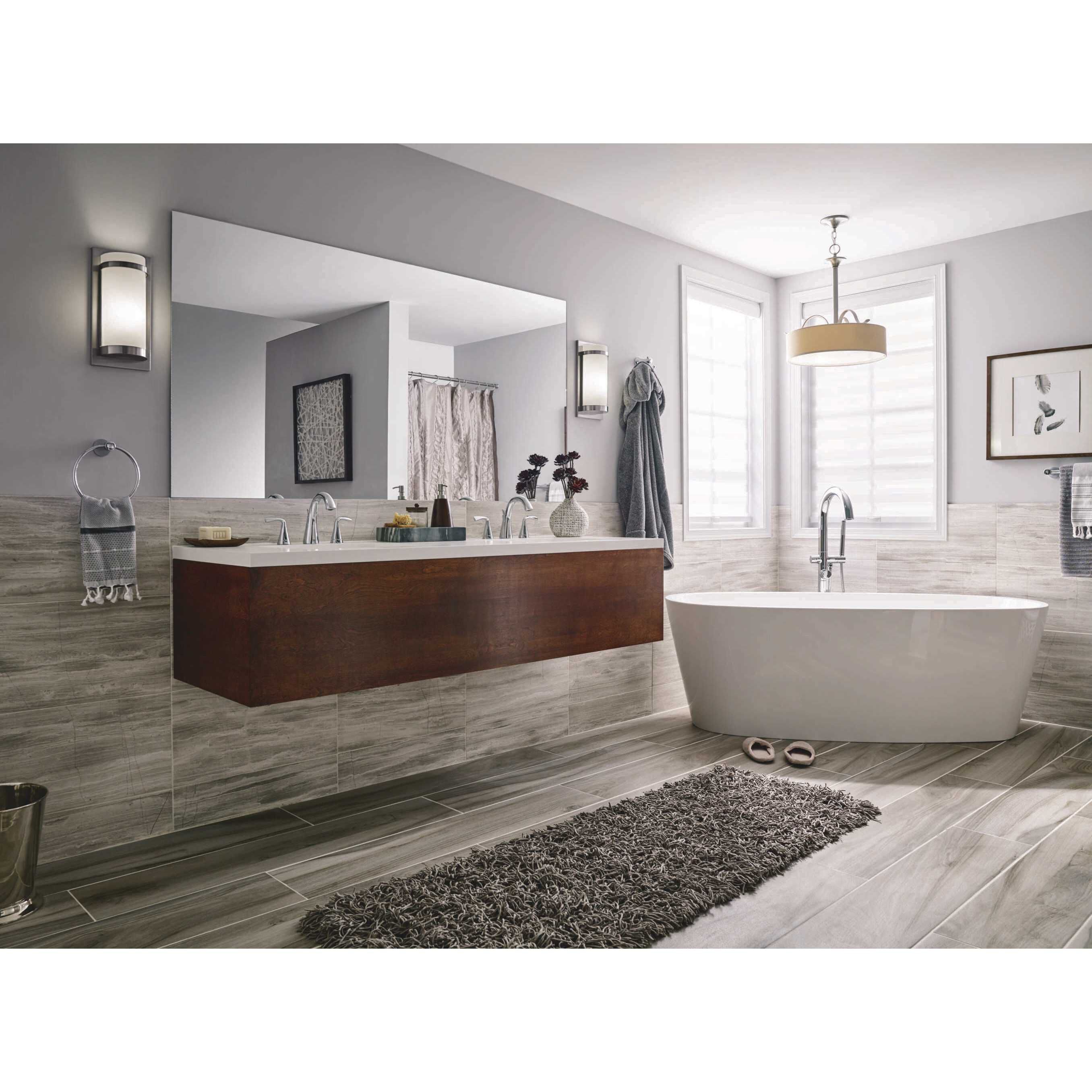 Mark 3 Light 19 inch Brushed Nickel Pendant Ceiling Light