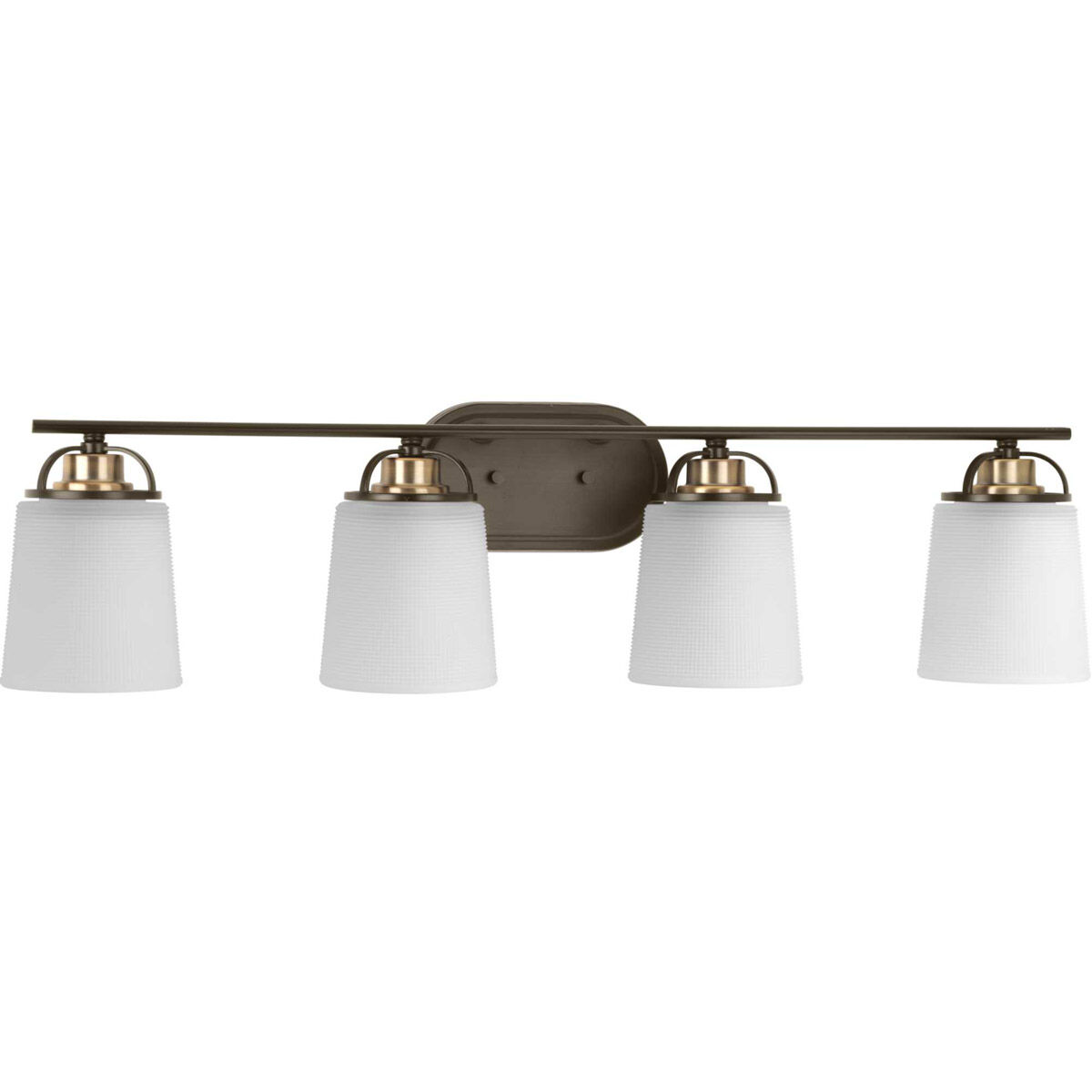 Leopolda 4 Light 32.25 inch Antique Bronze Bath Vanity Wall Light, Design Series