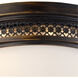 Solita 2 Light 13 inch Deep Rust Flush Mount Ceiling Light