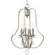 Kenley 4 Light 16 inch Silver Ridge Foyer Pendant Ceiling Light