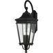 Quade 36.25 inch Black Outdoor Wall Lantern