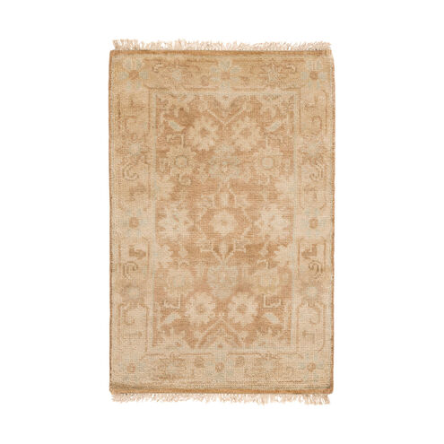 Fantasia 36 X 24 inch Dark Brown/Cream/Tan/Clay/Khaki/Wheat/Sage Rugs, Wool