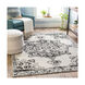 Creighton 87 X 63 inch Silver Gray/Medium Gray/Cream/Black Rugs
