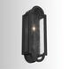 Lindsay 1 Light 20 inch Black Outdoor Wall Mount