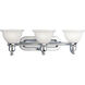 Beacher 3 Light 27.5 inch Polished Chrome Bath Vanity Wall Light