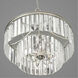 Benedict 5 Light 22.25 inch Silver Ridge Pendant Ceiling Light, Design Series