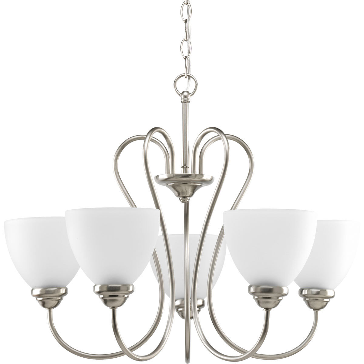 Tavita 5 Light 26 inch Brushed Nickel Chandelier Ceiling Light