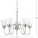 Cady 5 Light 23 inch Brushed Nickel Chandelier Ceiling Light