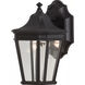 Quade 1 Light 11.5 inch Black Outdoor Wall Sconce
