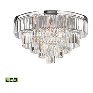 Farrell LED 31 inch Polished Chrome Chandelier Ceiling Light