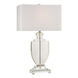 Juniper 26 inch 100 watt Clear Table Lamp Portable Light
