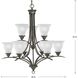 Nerissa 9 Light 30 inch Antique Bronze Chandelier Ceiling Light