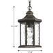 Shipley 1 Light 7.13 inch Antique Bronze Outdoor Hanging Lantern