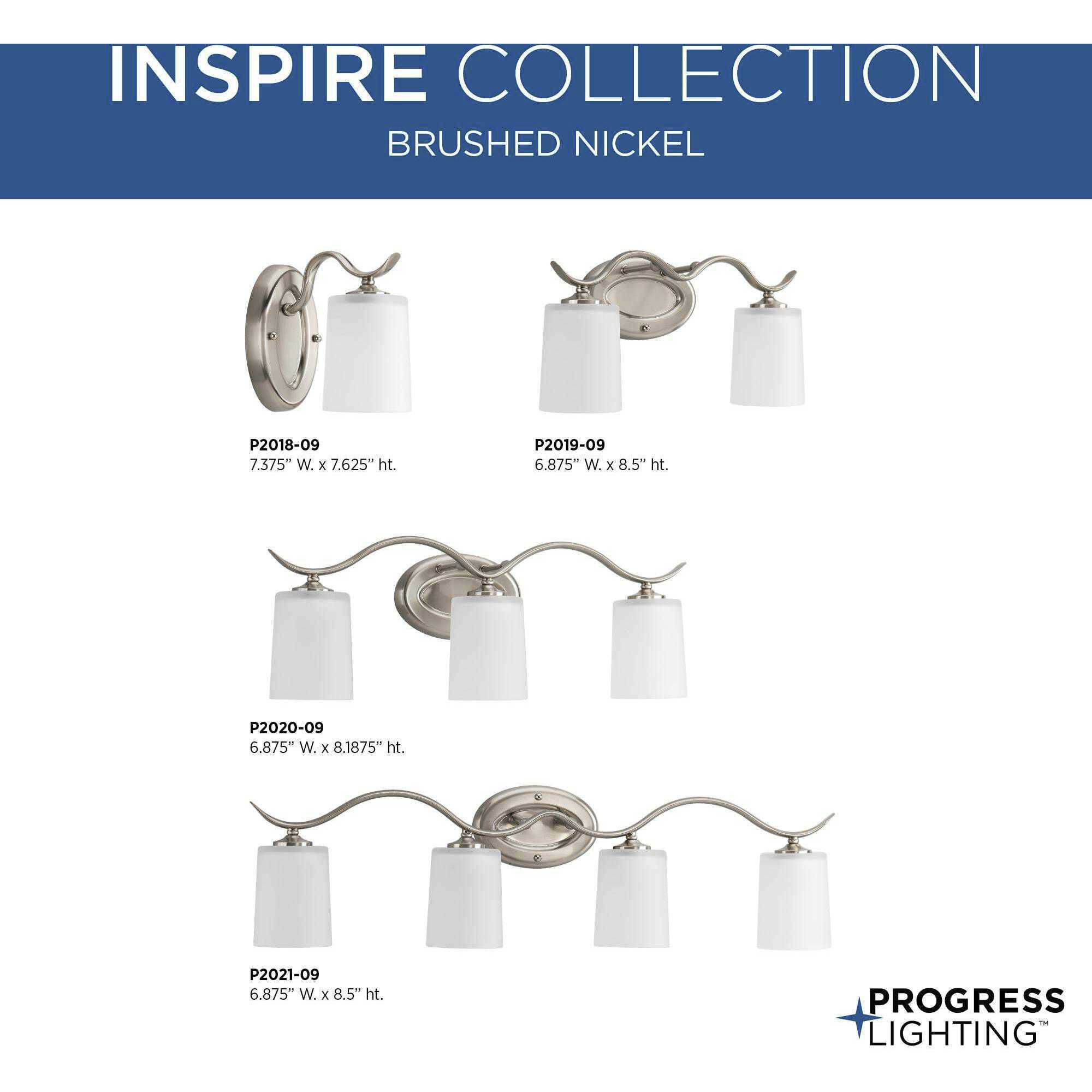 Mark 1 Light 5 inch Brushed Nickel Bath Vanity Wall Light