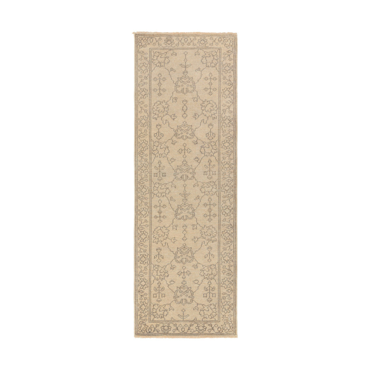 Licia 69 X 45 inch Khaki/Charcoal Rugs, Wool