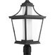 Reeve LED 21 inch Textured Black Outdoor Post Lantern, Progress LED