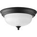 Adelmo 1 Light 11.38 inch Forged Black Flush Mount Ceiling Light